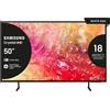 Samsung TV Crystal UHD 4K 50" UE50DU7170UXZT Smart TV Wi-Fi Black 2024, Processore Crystal 4K, 4K Upscaling, Slim Look Design,