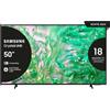 Samsung TV Crystal UHD 4K 50" UE50DU8070UXZT Smart TV Wi-Fi Black 2024, Processore Crystal 4K, 4K Upscaling, AirSlim Design,