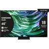 Samsung TV OLED 4K 65" QE65S90DATXZT Smart TV Wi-Fi Graphite Black 2024, Processore NQ4 AI GEN2, Self-illuminating pixels,