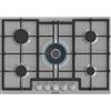 Hisense GMED773X piano cottura da incasso - 75 cm - Gas - 5 Fuochi - Inox