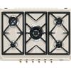 Smeg SRV876AVOGH2 piano cottura Avena Da incasso 75 cm Gas 5 Fornello(i)