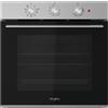 Whirlpool OMK38HU0X 71 L Nero, Acciaio inox