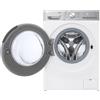 LG F4R9009TPWC Lavatrice 9kg AI DD, Classe A-40%, 1400 giri, TurboWash, Vapore