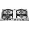 Bertazzoni La Germania P6801D9X/19 piano cottura Acciaio inox Da incasso 60 cm Gas 4 Fornello(i)