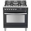 Lofra PNMG86GVT/C Cucina Electric,Natural gas Gas Nero