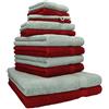 Betz set di 1 asciugamani Premium 100% cotone 2 teli doccia 4 asciugamani 2 asciugamani per ospiti 2 guanti da bagno 2 lavette