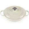 Le Creuset Tegame basso Evolution in ghisa vetrificata, Rotondo, diameter 26 cm, Meringue, 21180267164430