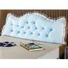 UWOBTN Cuscino Schienale Letto E Divano Cuscino Letto Premium 60/90/120/150/180/200cm Lettura Cuscino Singolo/Matrimoniale Cuscini Testata Letto Removibile Lavabile(#3,90x50x10cm)