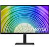 Samsung LS27A600UUUXXU Monitor PC 68,6 cm [27] 2560 x 1440 Pixel 2K Ultra HD LCD Nero (Samsung S27A600UUU - 27? QHD IPS LED with DisplayPort, HDMI, 3x USB-A , USB-C, RJ-45 [ethernet] EAN: 8806090952630) [LS27A600UUUXXU]