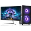 YASHI PC/Workstation YASHI EY11925 PC Intel® Core™ i7 i7-12700KF 32 GB DDR5-SDRAM 1 TB SSD NVIDIA GeForce RTX 4070 Ti Windows 11 Pro Midi Tower Nero [EY11925]