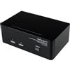 STARTECH.COM (TG. 2 Port) Startech.Com Switch Kvm Doppio Monitor VGA DVI 2 Porte USB con Audi