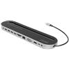 DIGITUS DA-70888 12-Port USB-C Docking Station Grigio - NUOVO