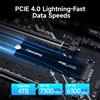 Fanxiang 1TB 2TB 4TB PCIe 4.0 NVMe SSD M.2 Unità interna a stato solido 7300MB/s