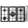 DE LONGHI Piano cottura 5 fuochi IL 59 PRO ND