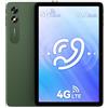 UMIDIGI Tablet Android 13, 10,1 Pollici 2023 G3 Tab 3+32GB/256GB, 1200 * 800HD, 4G 1SIM+1SD Tablets WiFi+BT5.0, 6000mAh, 2 Altoparlanti, 8+8MP Tablet PC Wireless Projection/OTG/Type C-Verde