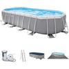 Intex 20Ft X 10Ft X 48In Prism Frame Oval Pool Set
