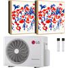 lg Condizionatore LG ARTCOOL Gallery PHOTO dual split 12000+12000 BTU inverter A+++ wifi unità esterna 5.3 kW codice prodotto MU3R19.U23/A12GA1.NSE_2