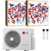 lg Condizionatore LG ARTCOOL Gallery PHOTO dual split 9000+9000 BTU inverter A+++ wifi unità esterna 4.1 kW codice prodotto MU2R15.U13/A09GA1.NSE_2