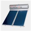 Sole - Pannello solare termico Sole Eurostar Eco 300 lt circolazione naturale da 4.56 mq per Tetto Piano e a Falde