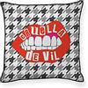Disney Cruella de vil - Cuscino quadrato con imbottitura, 100% poliestere