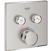 Grohe miscelatore termostatico Grohe Grohtherm SmartControl per doccia a 2 vie, finitura supersteel - 29124DC0