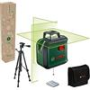 Bosch livella laser multifunzione AdvancedLevel 360 con treppiede premium (3 linee laser incl. 360° per allineamento dell'intera stanza, in scatola di cartone E-Commerce)