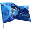 Rebirth20 Bandiera con asta "Campioni d'Italia" Napoli 60x90 cm - Azzurra e Blu