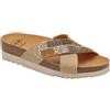 CALZATURA LA SERENA STRAP CANVAS+BEADS BIS W SAND 39