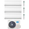 Midea Climatizzatore Trial Split serie Xtreme Pro 9+9+9 con M3OG-21HFN8-Q Inverter R 32 Wi-Fi Classe A++ ,