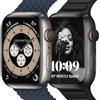 Apple Watch Series 7 Titanio 45 mm (2021) | GPS + Cellular | titanio | Cinturino Sport grigio