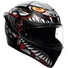 AGV CASCO INTEGRALE K1 S AGV E2206 LYZARD MATT BLACK GREY RED | AGV