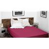 Home Linge Passion Lenzuolo con angoli 100% cotone - 57 fili/cm² - Dimensione 140 x 190 cm - Fucsia - Berretto 30 cm - Tessuto stretto - Morbido, traspirante, lavabile