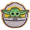 Grupo Erik Zerbino Yoda Gaget - Zerbino Ingresso Esterno Cocco Divertente 50x55 cm con Base in PVC Antiscivolo | Tappeto Ingresso Esterno: Baby Yoda
