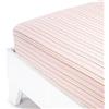 Caleffi 58687 Cotone Riga Inferiore Lenzuolo per Singolo Letto, Corallo