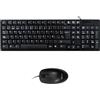 UNYKAch Kit tastiera e mouse OEM spagnolo, QWERTY, con cavo, 105 tasti a membrana, 1200 dpi, connessione USB, silenziosa, ergonomica, Windows, Mac, Android, Linux