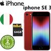 Apple iPhone SE 3a gen. 2022 - 64GB Nero Bianco Rosso 💎24 mesi di garanzia