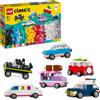 LEGO Classic Veicoli Creativi, Modellini di Auto Colorate da Costruire in Matton