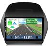 Generic YUNTX Android 14 [6GB+128GB] Autoradio per Hyundai Tucson IX35(2010-2015)-[Incorporato Carplay/Android Auto/DSP]-10.1 pollici-Free Camera&MIC-2 Din/GPS/Bluetooth 5.0/WiFi/USB/Comandi al volante/4G/DAB