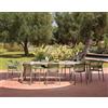 Nardi Set tavolo Tevere 210 Extensible con 8 Doga Armchair