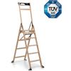 FOPPA PEDRETTI SCALA DA 3 A 5 GRADINI, LASCALA LEGNO NATURALE, 5 GRADINI - h 199 x P 105 x L 64 cm
