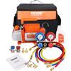 VEVOR Pompe Sottovuoto Kit Pompa a Vuoto Monostadio per Aria Condizionata di Automobili 150W Pressione tra 55-276 bar Kit Pompa Vuoto 100 L/min