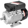 VEVOR Motore Elettrico 0,75KW 1400 Giri/min, CA 220~240V 5,45A, 80, Telaio B3, Motore Compressore d'Aria Monofase, Albero con Chiavetta 19mm, Rotazione CW/CCW Macchine Agricole Attrezzature Generali