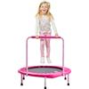 VEVOR Trampolino per Bambini Mini 955x750 mm con Rete Interni Esterni Rosa