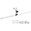 VEVOR Massetto Potenza in Calcestruzzo, Set di Barre Dritte in Alluminio 3360x134x84 mm, Motore Vibrante per Finitura Cemento a 4 Tempi con Maniglie Regolabili, Utensile Calcestruzzo
