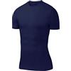 PowerLayer - Maglietta di Compressione a Maniche Corte Base Layer - Termica - Dimensioni Uomo - Blu Scuro, XXL