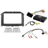 G.M. Production Mascherina comandi e informazioni auto Doppio 2 Din Alfa Giulietta 2014 e USB
