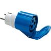 Fanton FME 1205435 Adattatore CEE, Schuko, 73001, Blu