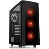Thermaltake Case Thermaltake Versa Midi-Tower J25 RGB 3 ventole LED pre-montate, 1 ventola pre-montata, finestra laterale nero [CA-1L8-00M1WN-01]