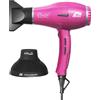Parlux Ethos® Pack con diffusore Magic Sense, Asciugacapelli Digitale Professionale con Ioni negativi, 9 combinazioni di Velocità e Temperatura, Cavo girevole brevettato, Potente e Leggero, Fucsia