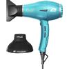 Parlux Ethos® Pack con diffusore Magic Sense, Asciugacapelli Digitale Professionale con Ioni negativi, 9 combinazioni di Velocità e Temperatura, Cavo girevole brevettato, Potente e Leggero, Azzurro